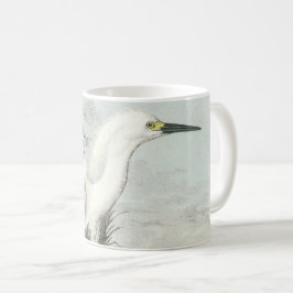 Snowy Egret av Audubon Kaffemugg