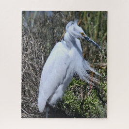 Snowy Egret Pussel