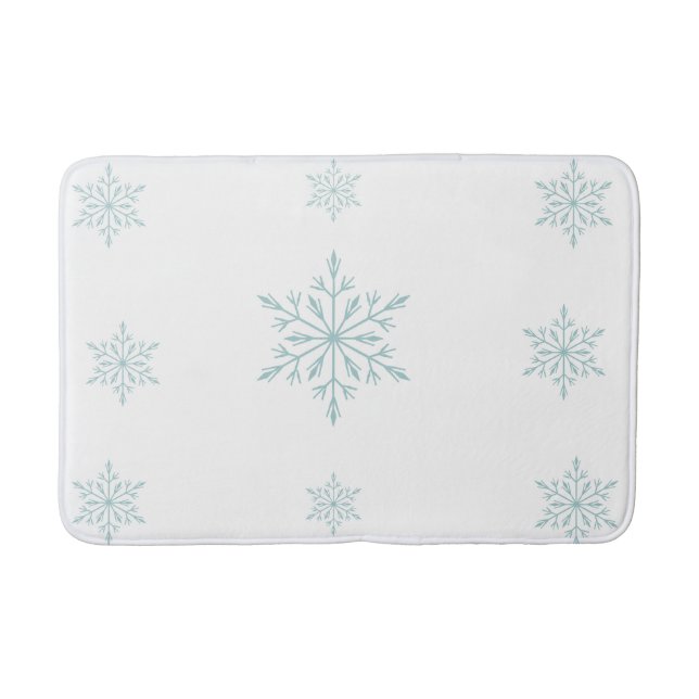 Snowy Elegance Bathroom Mat Badrumsmatta (Framsidan)