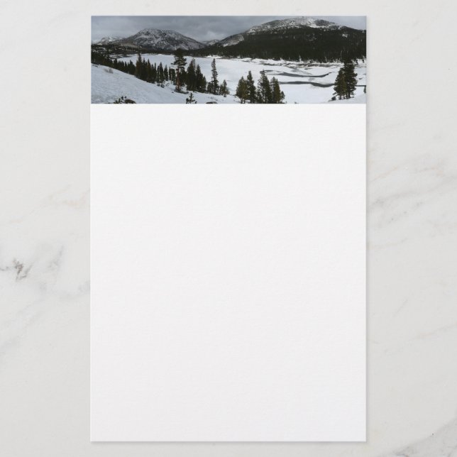 Snowy Ellery Sjö California Winter Ligcape Brevpapper (Framsida)