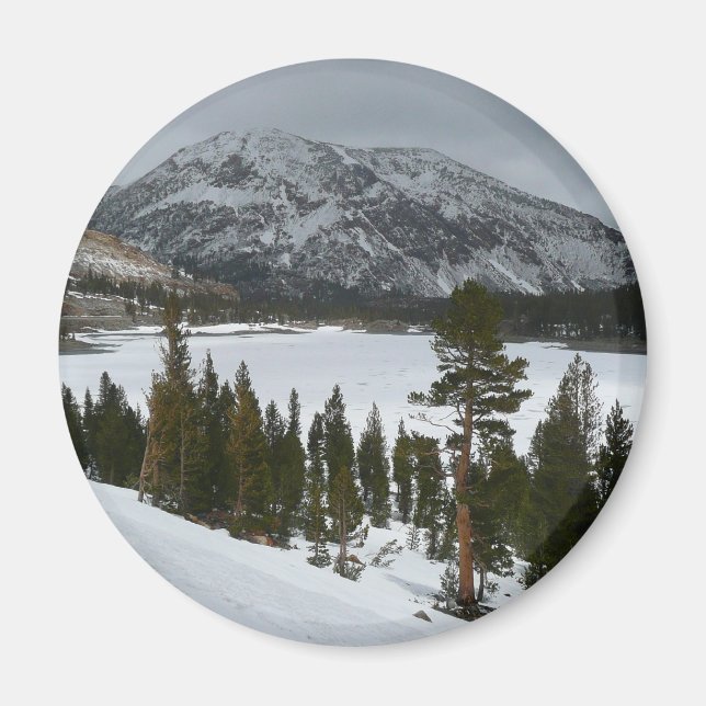 Snowy Ellery Sjö California Winter Ligcape Magnet (Framsidan)