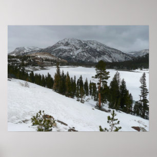 Snowy Ellery Sjö California Winter Ligcape Poster