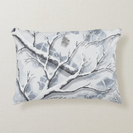 Snowy Environments Camouflage Prydnadskudde