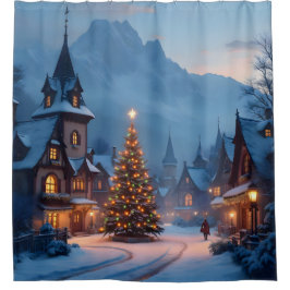 Snowy Eve In The Square - 