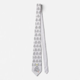 Snowy Evergreen Helgdag Tie Slips