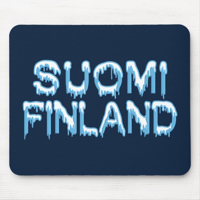 Snowy Finland mousepad Musmatta (Framsidan)