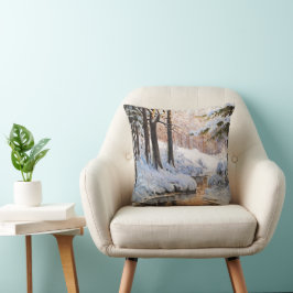 Snowy Forest Landscape, Walter Moras Kudde