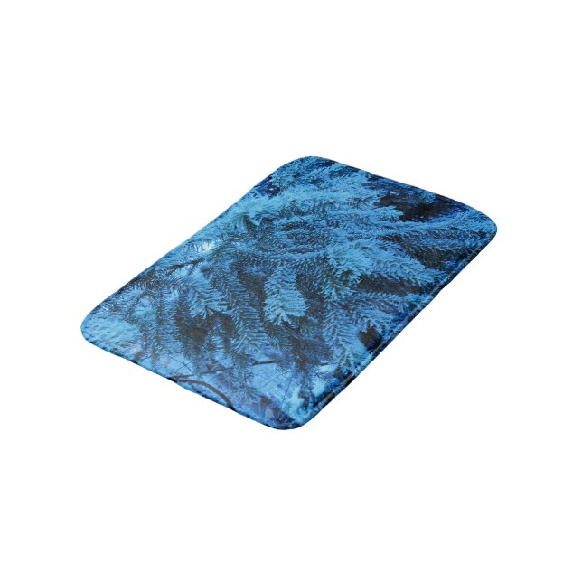 Snowy Forest Spruce Grenar Badrumsmatta (Vinklad)