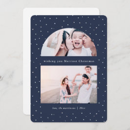 Snowy Globe Photo jul-Helgdag Card