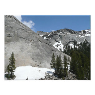 Snowy Granite Domes I i Yosemite nationalpark Fototryck