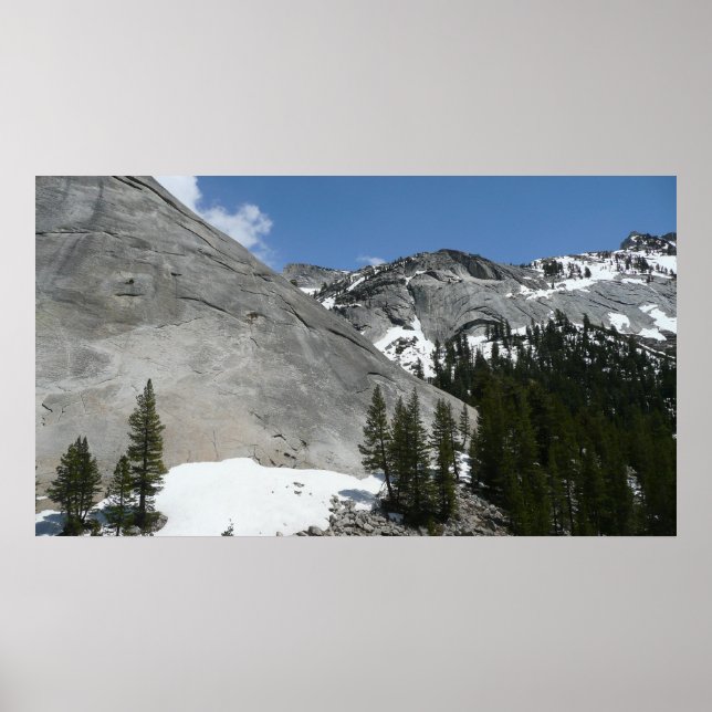 Snowy Granite Domes I Yosemite nationalpark Poster (Framsidan)