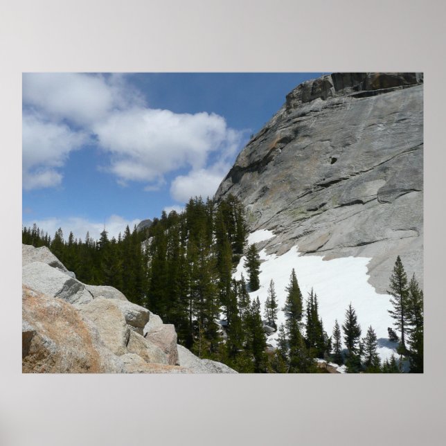 Snowy Granite Domes II Yosemite nationalpark Poster (Framsidan)