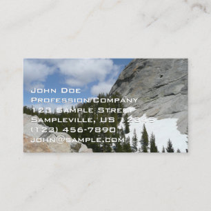 Snowy Granite Domes II Yosemite nationalpark Visitkort