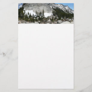 Snowy Granite Domes Panorama i Yosemite Brevpapper