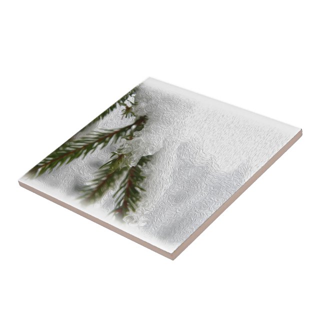Snowy Gräs Kakelplatta (Sidan)
