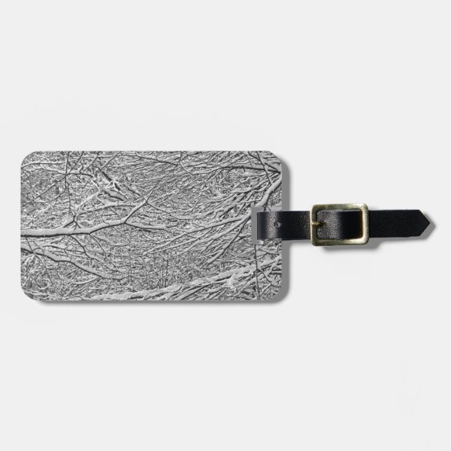 Snowy Grenar Bagagebricka (Horisontell Framsida)