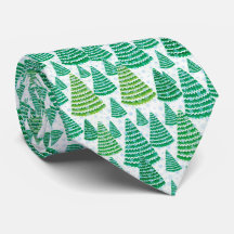 Snowy Grönt Julgranar Mönster