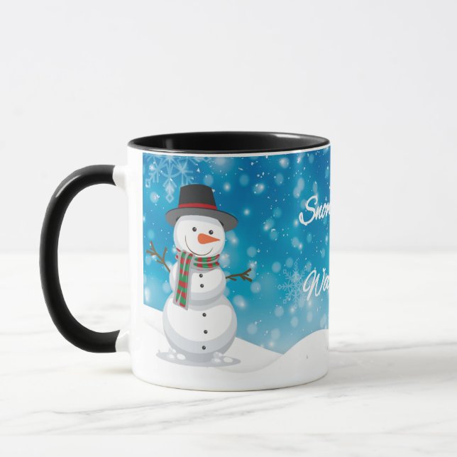 Snowy Hugs & Warm Sips Mugg (Vänster)