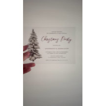 Snowy Julgran, julafton Party