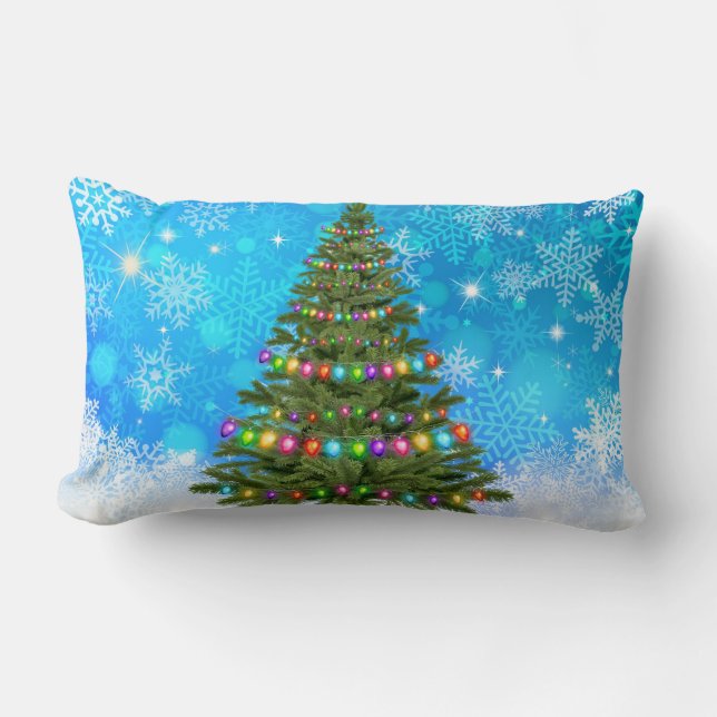 SNOWY JULGRAN LUMBARKUDDE (Framsida)