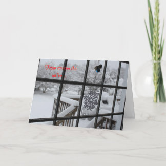 Snowy-julkort Helgkort