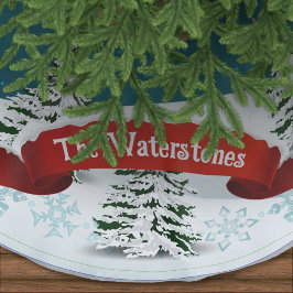 Snowy-julnatt Julgransmatta Borstad Polyester