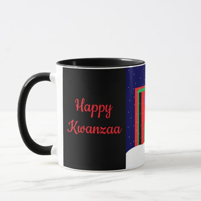 Snowy Kwanzaa Mugg (Vänster)