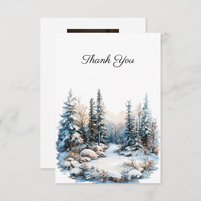 Snowy Ligcape Funeral Photo Tack (Fram/baksida)