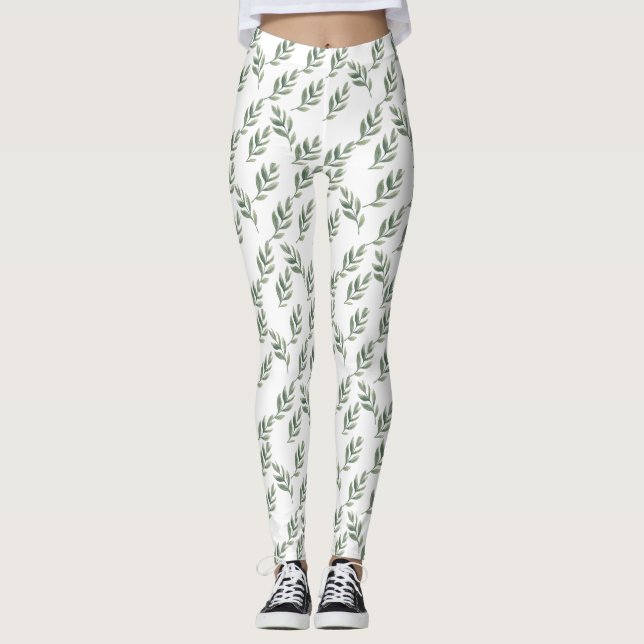 snowy ☃ löv leggings (Framsida)