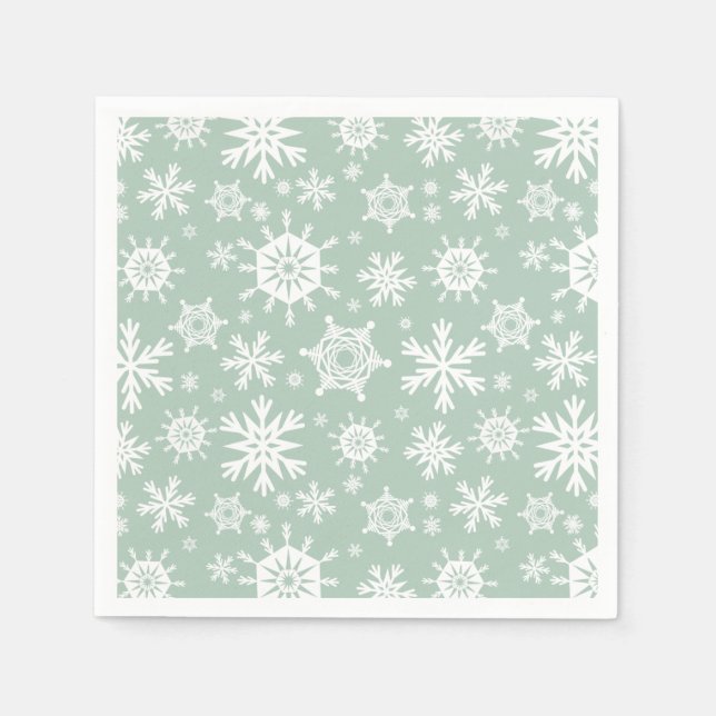 Snowy Mint Pappersservett (Framsidan)