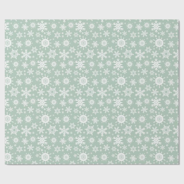 Snowy Mint Presentpapper (Platt)