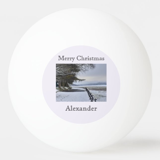 Snowy Morgon Pingisboll (Framsidan)