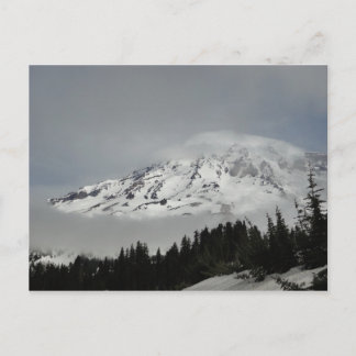 Snowy Mount Rainier Vykort