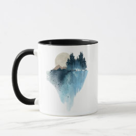 Snowy Mountain Landscape Mugg
