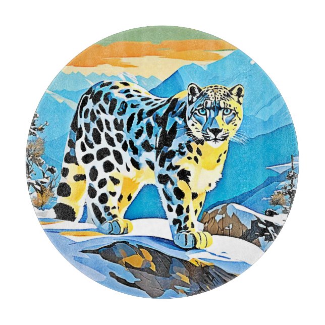 Snowy Mountain Leopard Stance Design (Framsidan)