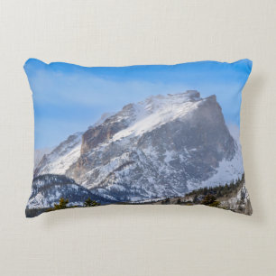 Snowy Mountain Pillow Prydnadskudde