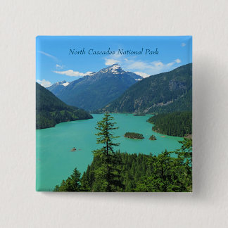 Snowy Mountain Turquise Sjö i Washington Knapp