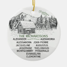 Snowy Mountain Winter Log Cabin X12