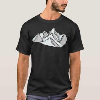 Snowy Mountains Active T Shirt
