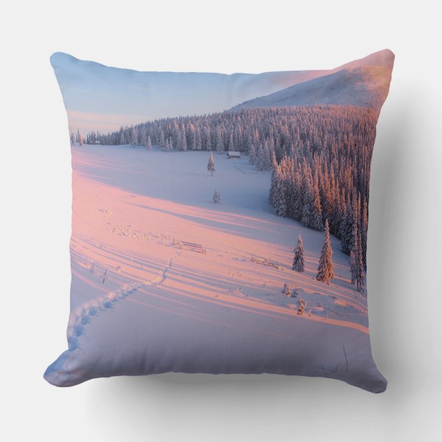 Snowy Mountains Kudde (Framsida)