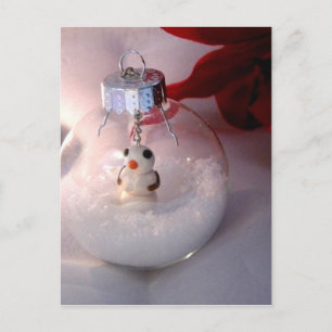 Snowy Ornament Vykort