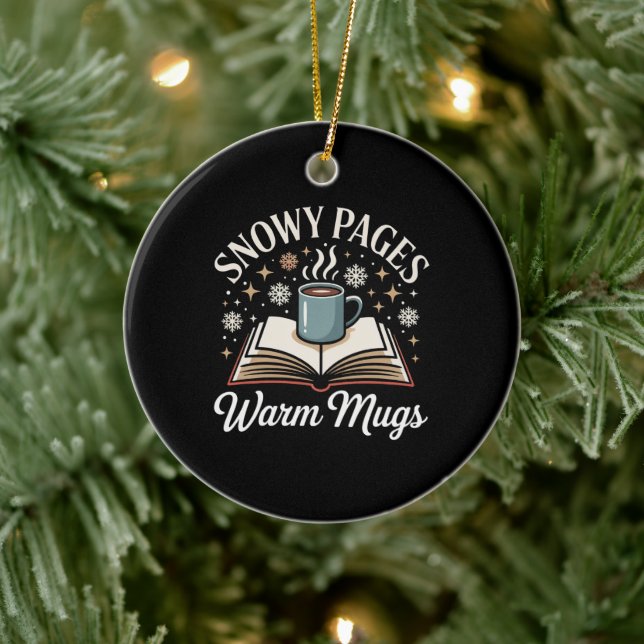 Snowy Pages Bookish Christmas Ornament (Träd)