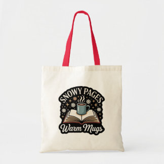 Snowy Pages Cozy Reading Tote Tygkasse