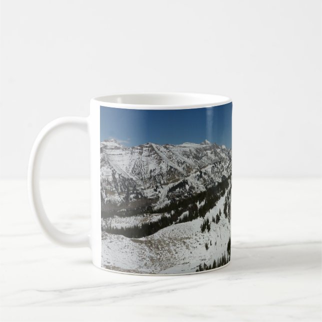 Snowy Peaks of Grand Teton Mountains I Fotography Kaffemugg (Vänster)