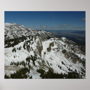 Snowy Peaks of Grand Teton Mountains I Fotography Poster