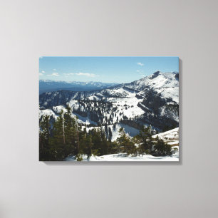 Snowy Peaks of Grand Teton Mountains II Photo Canvastryck