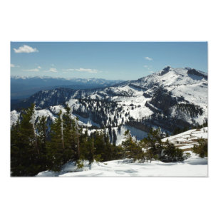 Snowy Peaks of Grand Teton Mountains II Photo Fototryck