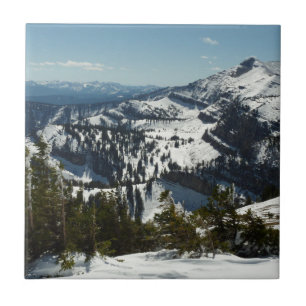 Snowy Peaks of Grand Teton Mountains II Photo Kakelplatta