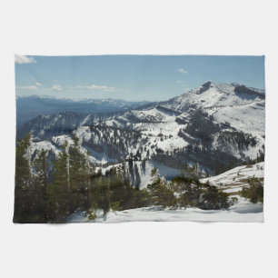 Snowy Peaks of Grand Teton Mountains II Photo Kökshandduk