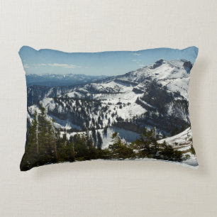 Snowy Peaks of Grand Teton Mountains II Photo Prydnadskudde